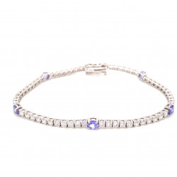 December Tanzanite Birthstone Bracelet